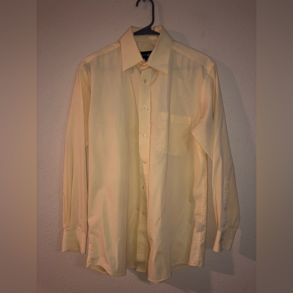 Light Yellow Beverly Hills Polo Club Button Down